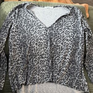 Red Haute Olive and Gray Sweater